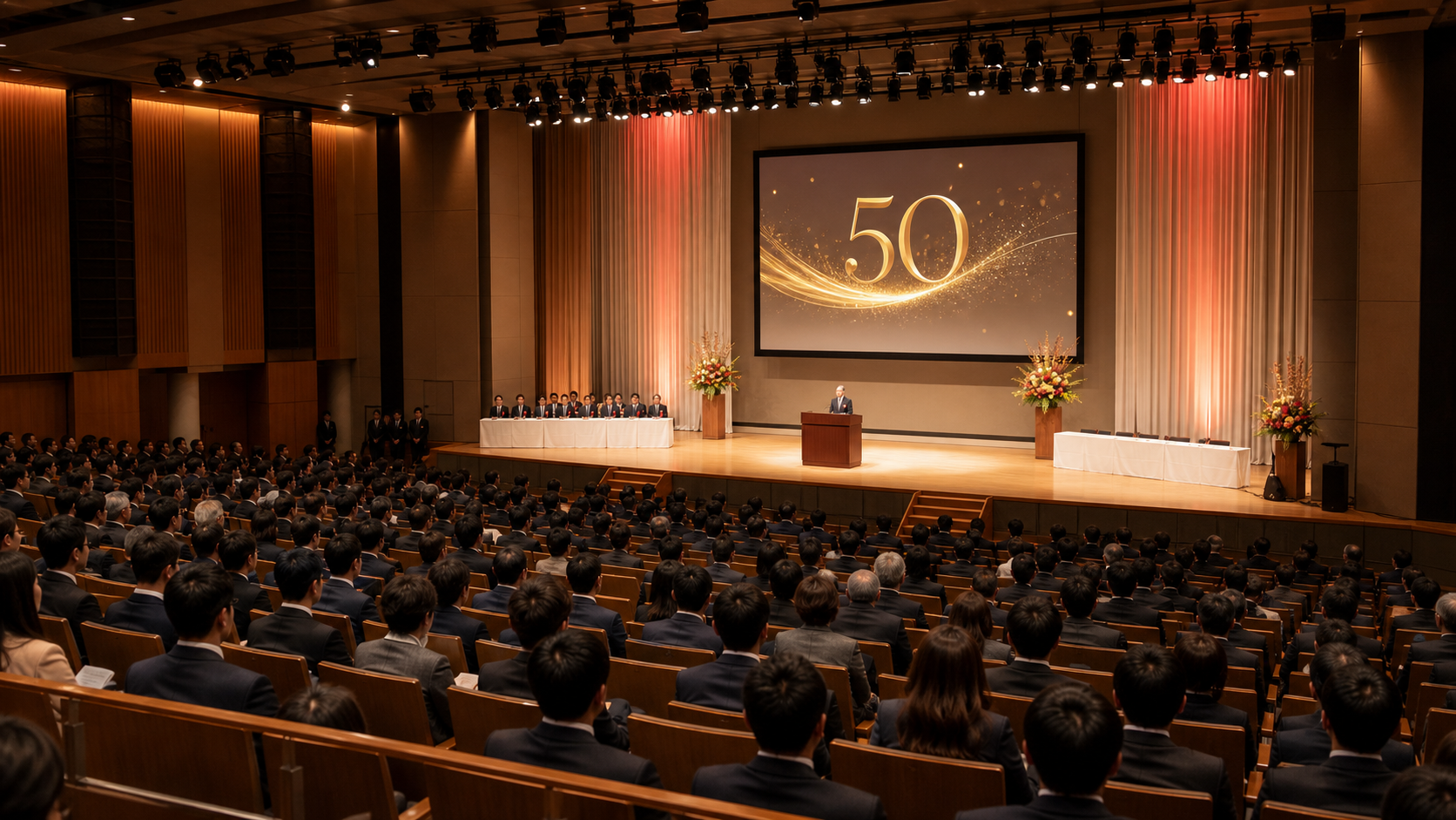 50周年記念式典のイメージ