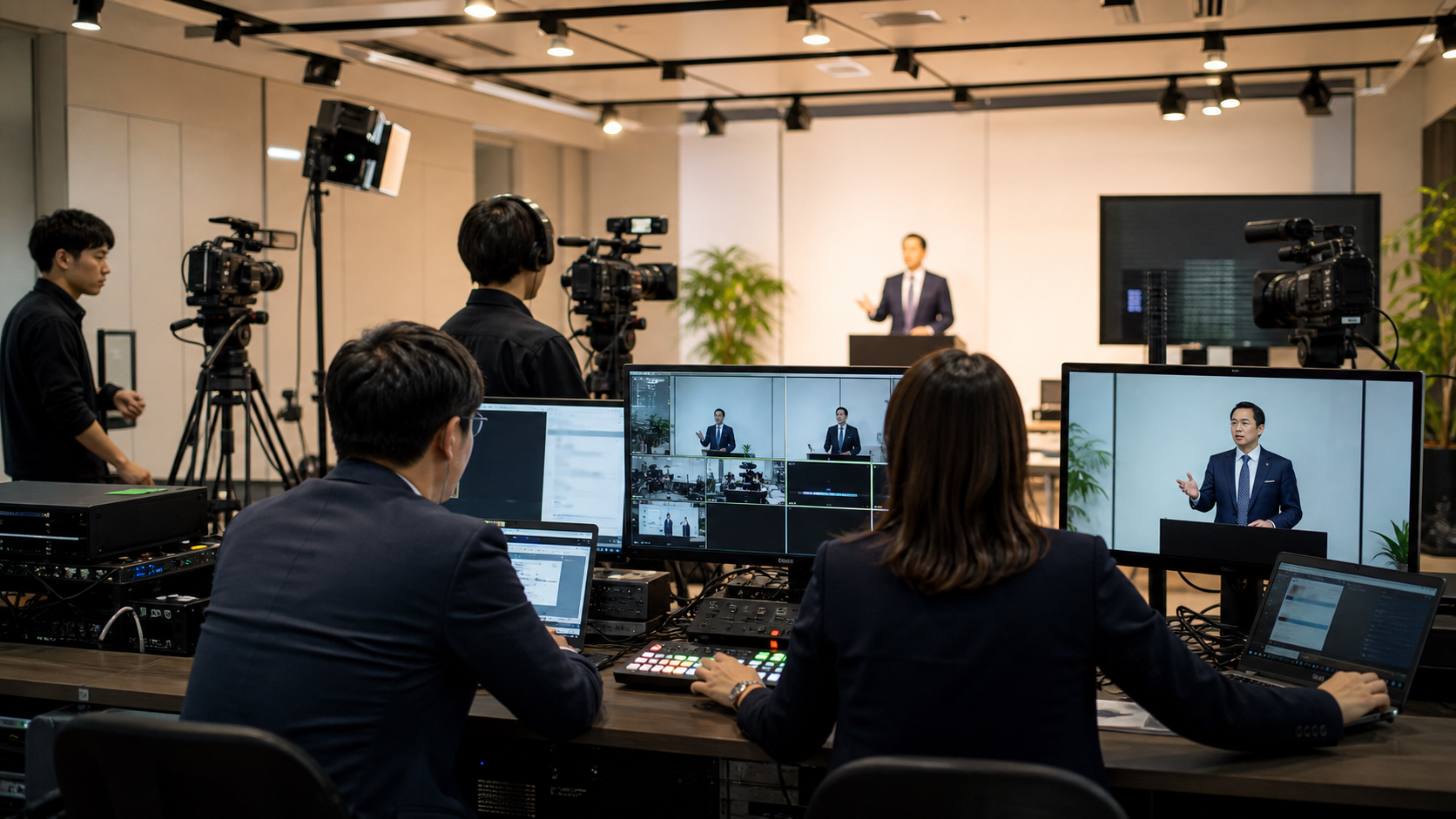 社内オンライン講演会のイメージ